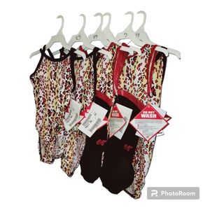 NWT 6 Alpha Factor Gymnastics Leotards in Various Sizes